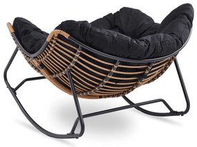 Hintafotel Fekete Párnával. ELTON