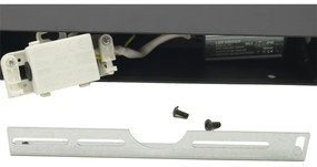 LED Kültéri fali lámpa 2xLED/16W/230V IP54 90 cm fekete