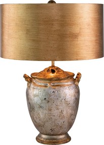 Flambeau klasszikus vintage asztali lámpa jackson antik ezüst régi arany arany elsfb-jackson-tl