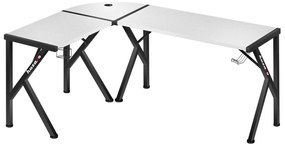 Zondo Sarok PC asztal Hyperion 6.3 (fekete + fehér). 1087518