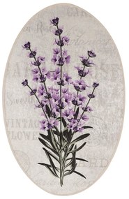 Lila-bézs fürdőszobai kilépő szett 3 db-os 60x100 cm Lavender – Foutastic