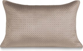 Dekoratív párnahuzat Maya 50x70 velúr steppelt bézs