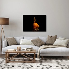 Kép - Arany Buddha szobor (70x50 cm)