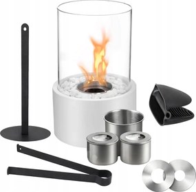 Biokandalló bio kandalló szabadon álló füstmentes képernyővédő kövek dekoráció