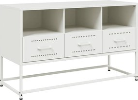 vidaXL fehér acél TV-szekrény 100,5x39x60,5 cm
