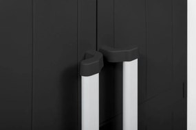 GARAGE Magas tároló szekrény fekete