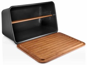 Nordic Kitchen kenyértartó doboz fekete - Eva Solo