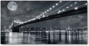 Fotó üvegkép Brooklyn híd 140x70