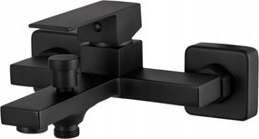 Cube Fekete Kádtöltő Csaptelep Négyzet Alakú Caro Csaptelep