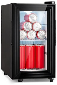 Klarstein Brooklyn 23 Slim, hűtőszekrény, LED, műanyag betét, üvegajtó