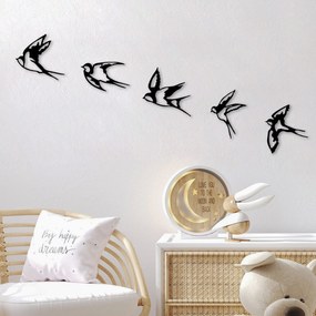 Fém fali dekoráció, Swallows - 303