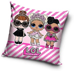 LOL Surprise Pop Queens párna, díszpárna 40 x 40 cm