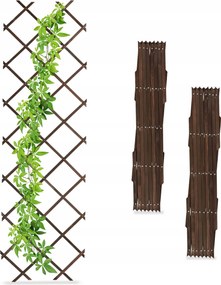 Kerti Rács Kúszónövényekhez Fa Tréning 3 db 180x60 cm