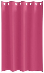 Függönyök 2 pcs Fényes rózsaszín 175x140cm Poliészter