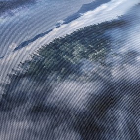 Egy erdő képe a ködben (120x50 cm)