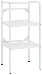 fehér vas fürdőszobai mosdókagylóváz beépített mosdóval