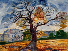 Reprodukció The Oak, Edvard Munch