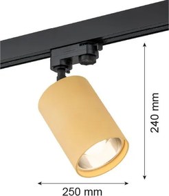 Argon BERGEN 4304 Sínreflektor 1x15W/E27 IP20