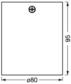 Osram - SPOT spotlámpa 1xGU10/7W/230V fekete