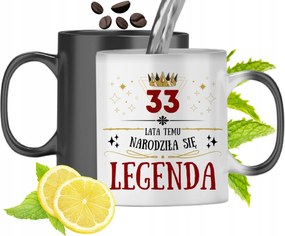 Mágikus Bögre Születésnapra 33CM Színváltós, fényképes nyomattal