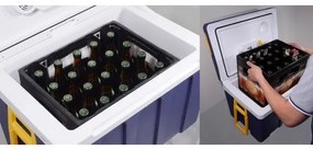 Kerekes hűtőláda 60W/230/12V 50 l kék/sárga