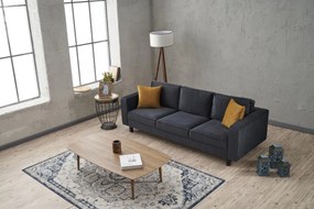 3 személyes kanapé Kale Velvet - Antracit
