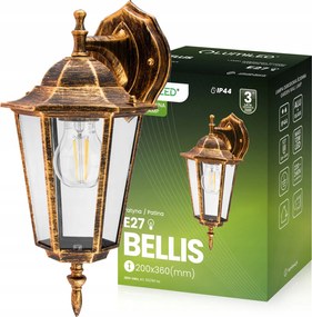 Kerti fali lámpa Homlokzati lámpa Kültéri Fali Lámpa E27 Led