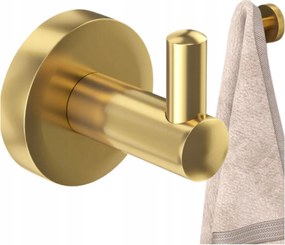 Kivo kerek törölközőtartó, arany