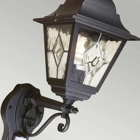 Elstead Lighting SECURITY LANTERS NR1-PIR-BLACK Fali lámpa 1x60W/E27 IP43