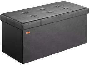 Deuba Tárolópad 80x38x38 cm - fekete