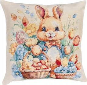 Párnahuzat 45x45 gobelin húsvéti dekoratív kézzel szőtt