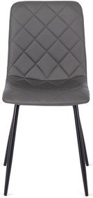 Szürke Eco-bőr Étkezőszék. BILI