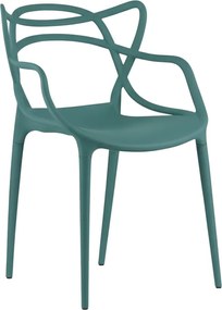 Petrolkék műanyag szék KATO