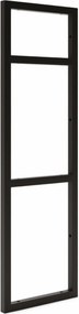 Konzol állvány akasztós polchoz 3 vízszintes Loft 80cm x 34cm fekete