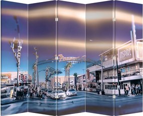 Paraván - Utca Las Vegasban (210x170 cm)