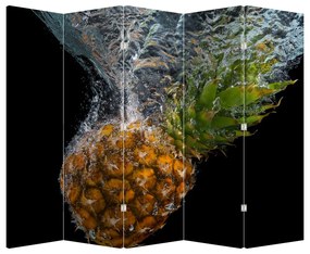 Paraván - Ananász a vízben (210x170 cm)