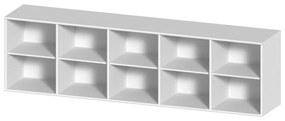 Fehér függő könyvespolc 220x61 cm Mistral – Hammel Furniture
