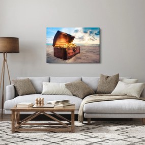 Kép - kincs a tengerpart (90x60 cm)