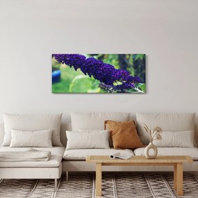Kék virág képe (120x50 cm)