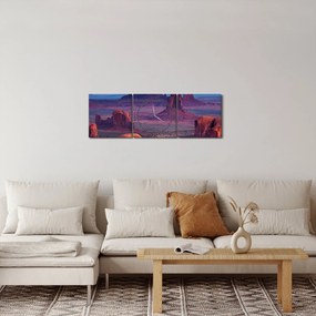 Kép - Hunts Mesa (órával) (90x30 cm)