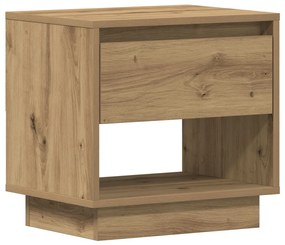 Éjjeli szekrény 2 db Artisan tölgy 45x34x47 cm Műanyag