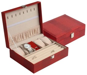 Ékszerdoboz JK Box SP-685/A7 piros