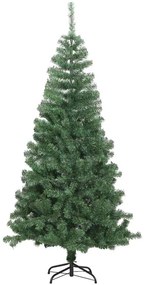 Karácsonyfa 300 LED-del állvánnyal Zöld 240 cm PVC