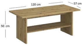 Dohányzóasztal Andra (artisan tölgy). 1052728