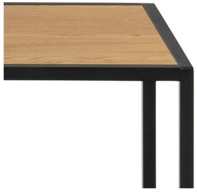 Seaford könyvespolc tölgyfa dekorral, 135 x 150 cm - Actona