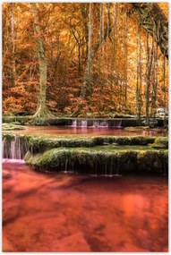 Poszterek 60x90 Kanchanaburi vízesés