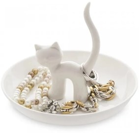 Porcelán ékszertartó állvány Cat – Balvi