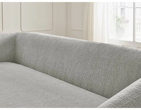 Világosszürke zsenília kinyitható kanapé 228 cm Neyo – Bobochic Paris