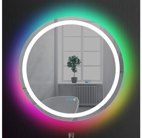 Brilagi- LED RGBW, dimmelhető, fűtött tükör háttérvilágítással AVA PRO LED/18W/230V átm. 60 cm IP44