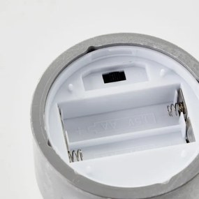 Brilliant - 3 darabos LED gyertya készlet BOUGIE LED/2xAA IP44 szürke/füstszínű